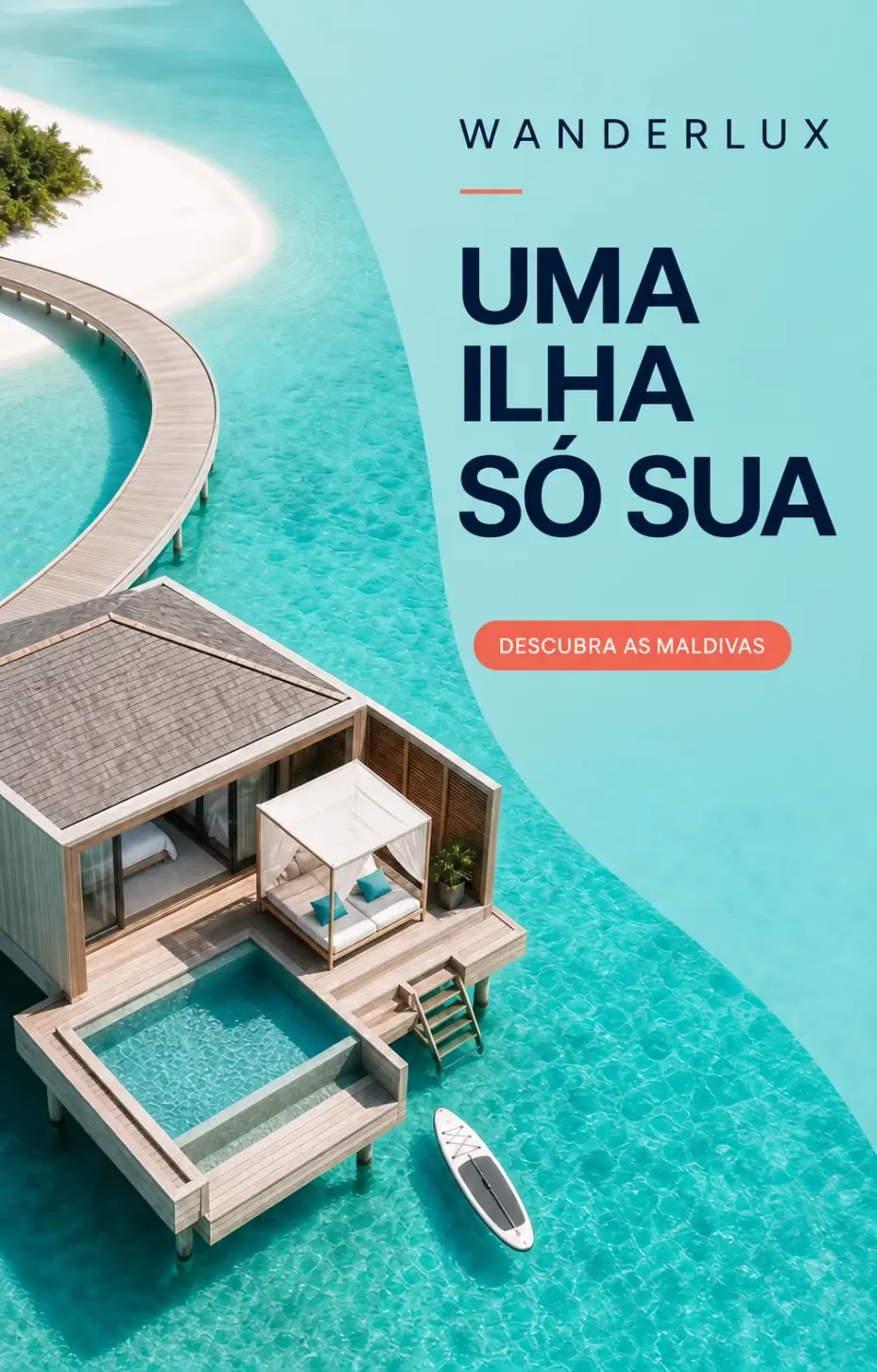 Refúgio na villa WANDERLUX, Maldivas
